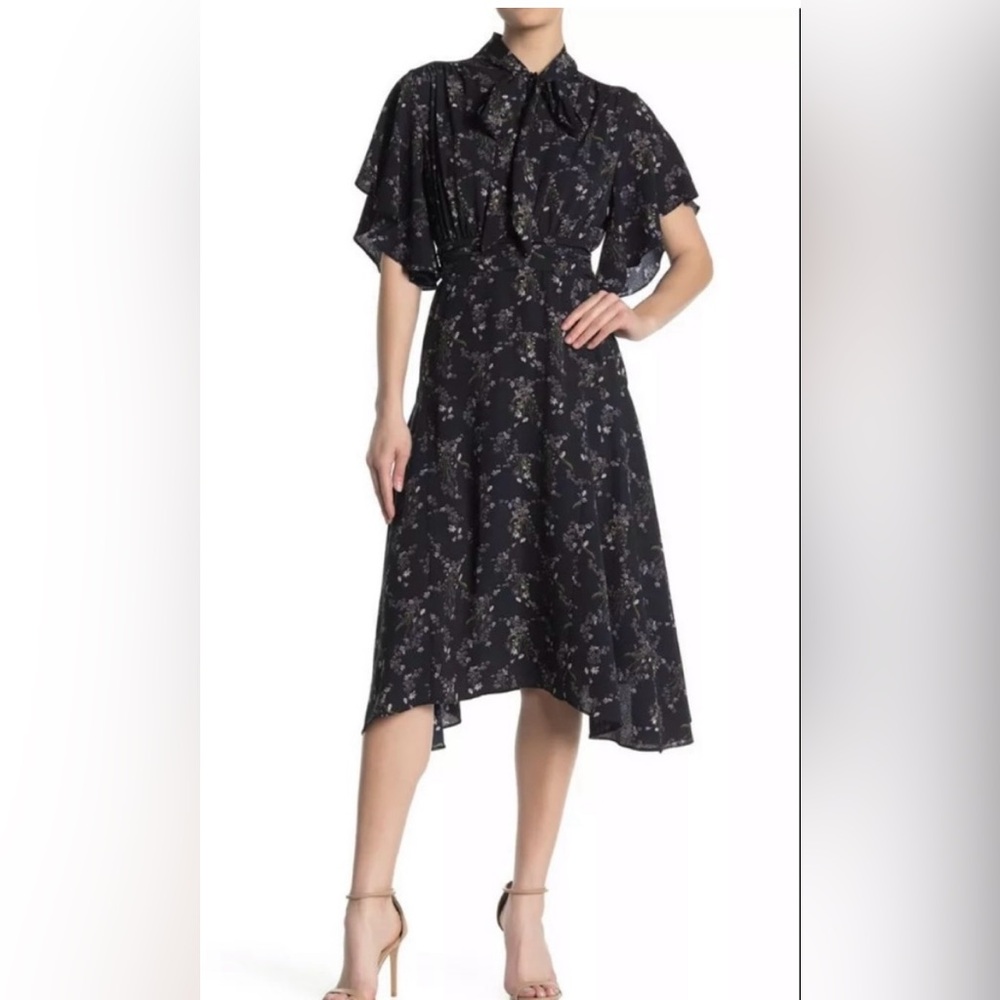 Nordstrom Max Studio Floral Midi Dress - Picture 2 of 10